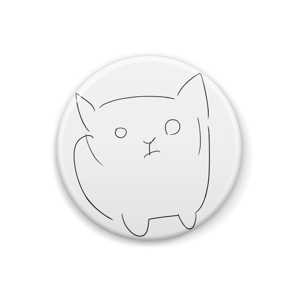 虚無猫バッジ【3種】前裏