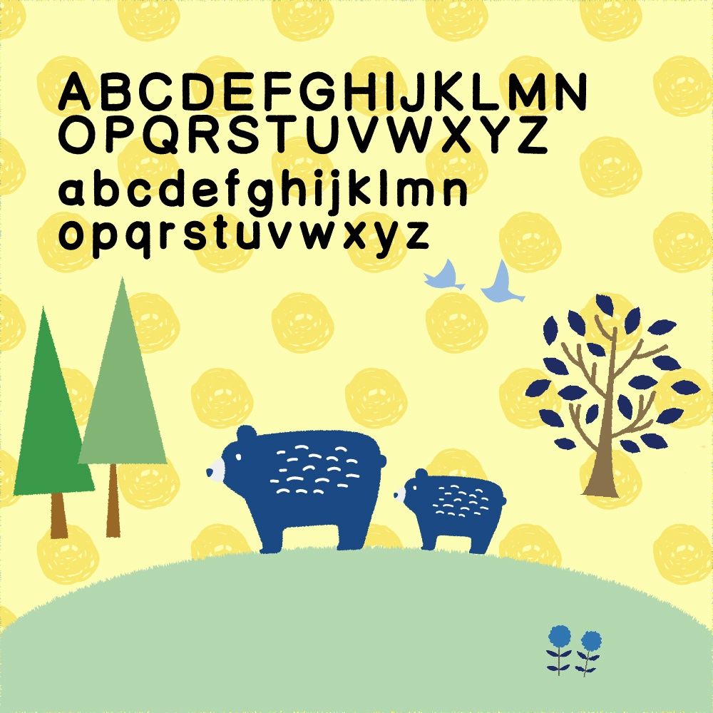 さんぽみち。日本語フリーフォント