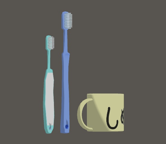 はみがきせっと【VRチャット向け3Dモデル】