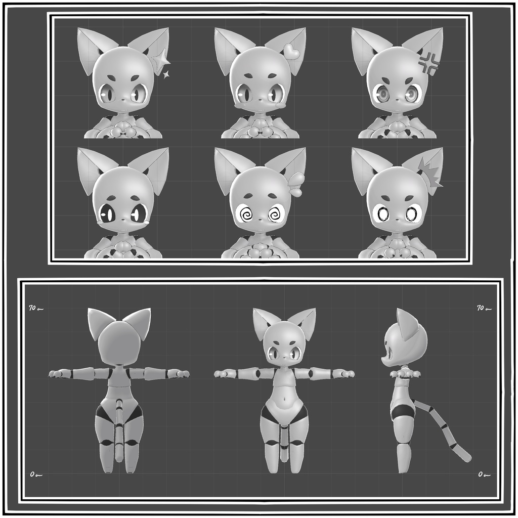 KD-R【VRC向け3Dアバター】