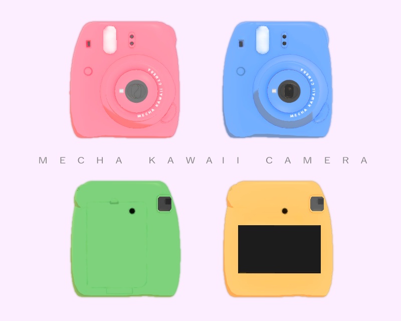 メチャカワイイカメラ Vrチャット向け3dモデル しめさば水産 Booth