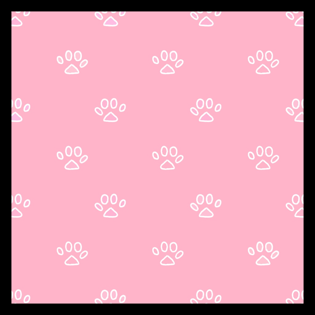 無料配布 手描きの肉球壁紙 Cat Wallpapers 5色 Hisui777 Booth