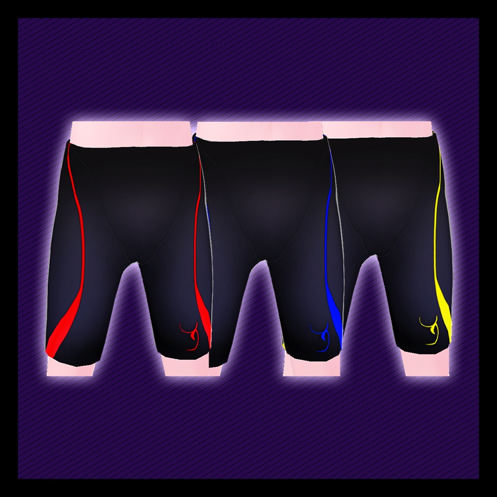 【VRoid】競泳水着 - Swimsuit【3種類3カラー】