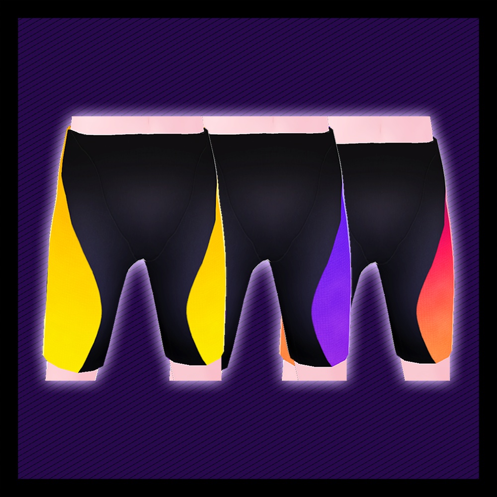 【VRoid】競泳水着 - Swimsuit【3種類3カラー】