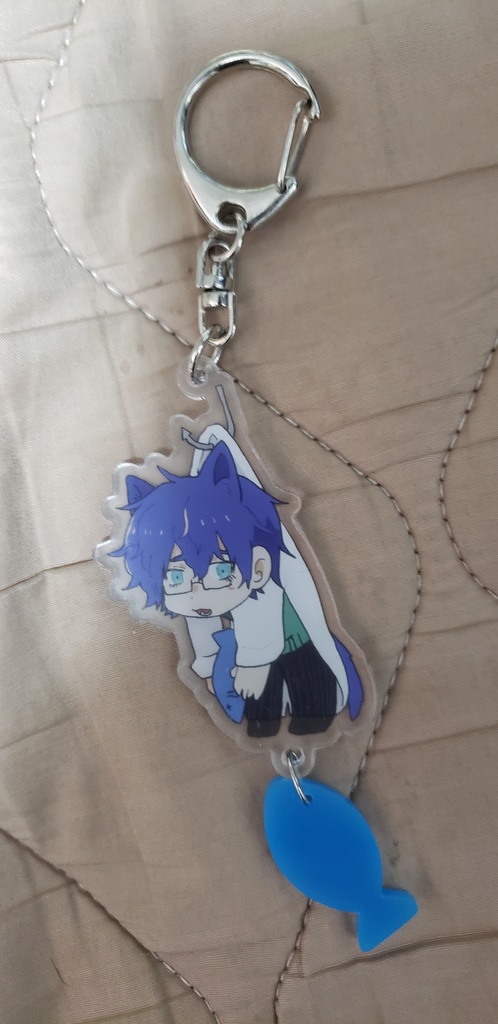 ネコチャン研究職アクリルキーホルダー