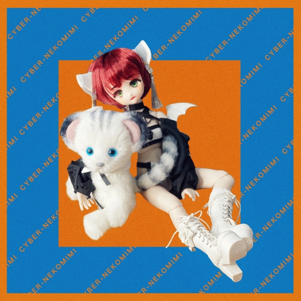 猫耳ツインテカフス サイバー