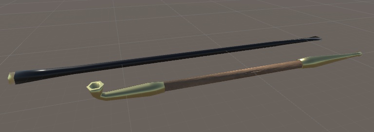 ローポリの煙管(三角面200)v2.1