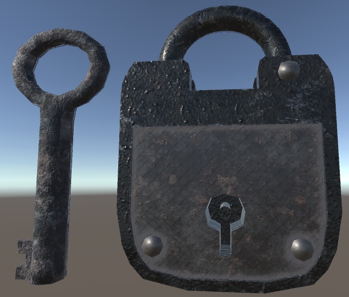 Antique Padlock（△1210）