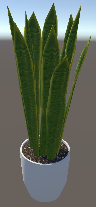 観葉植物01(二個セット)- Houseplant 01 (set of two)