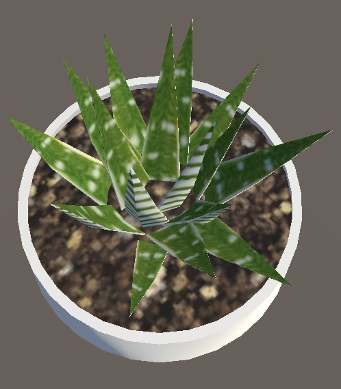 観葉植物01(二個セット)- Houseplant 01 (set of two)