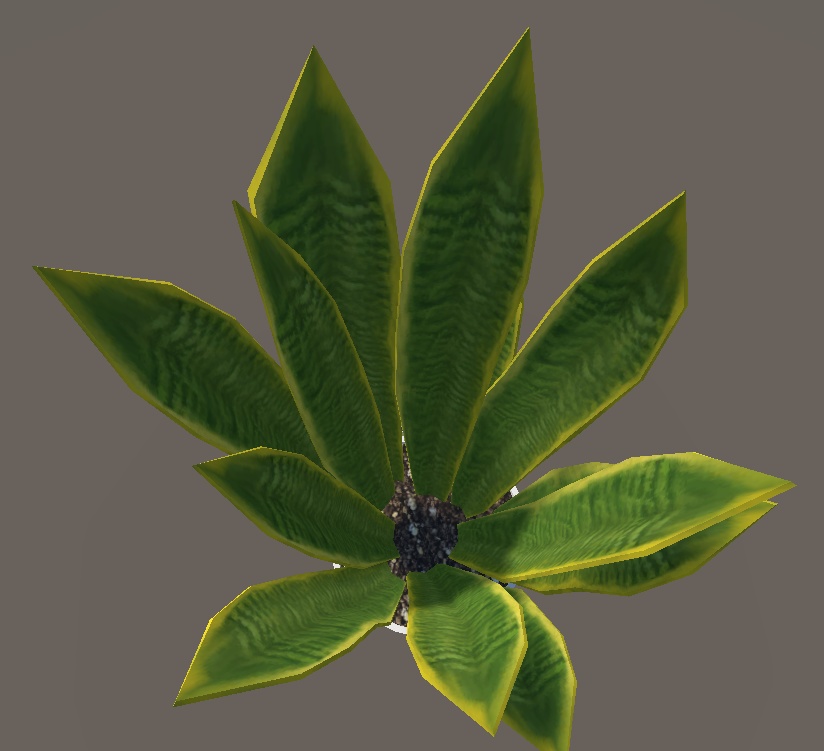 観葉植物01(二個セット)- Houseplant 01 (set of two)