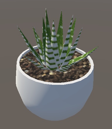 観葉植物01(二個セット)- Houseplant 01 (set of two)