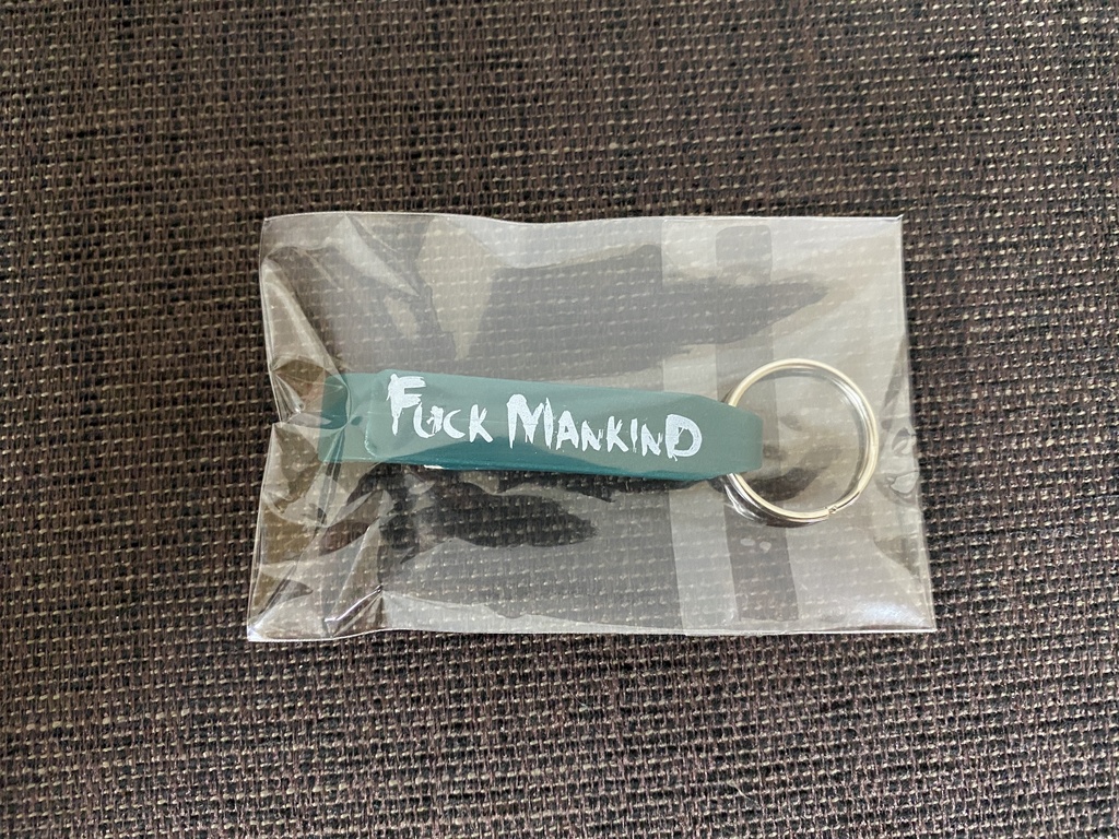ボトルオープナー「FUCK MANKIND」（滅びよ人類）