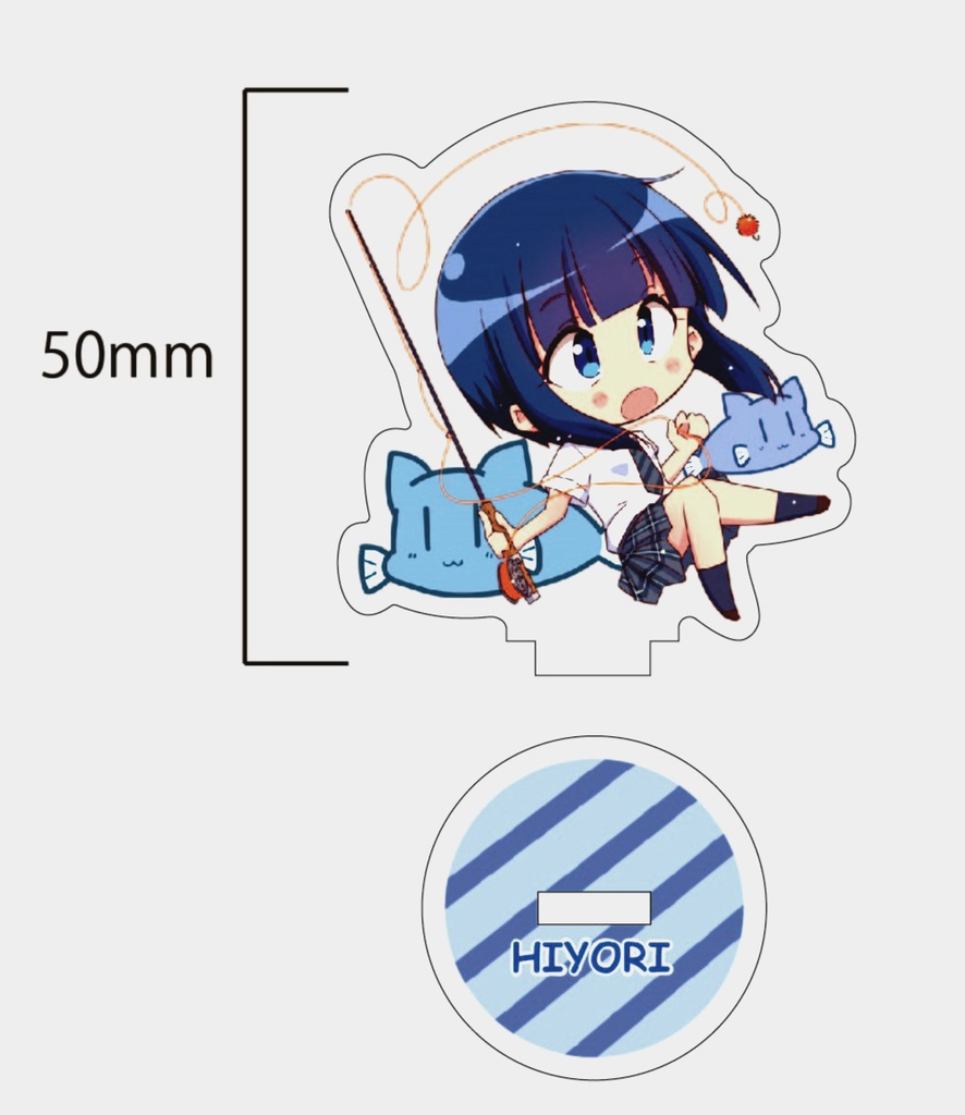 スローループ　ひよりアクリルスタンド50mm