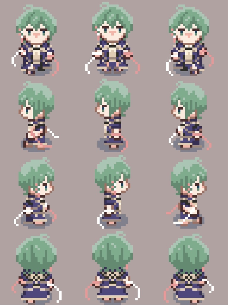 pictSQUARE用アバター ベレト4種