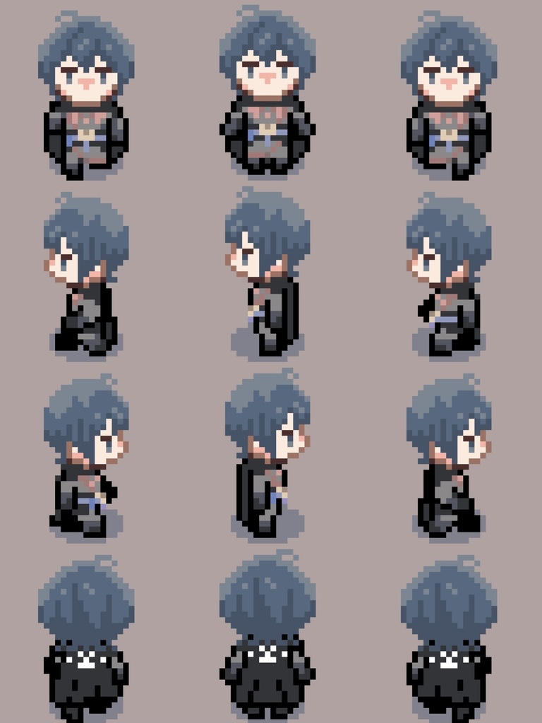 pictSQUARE用アバター ベレト4種