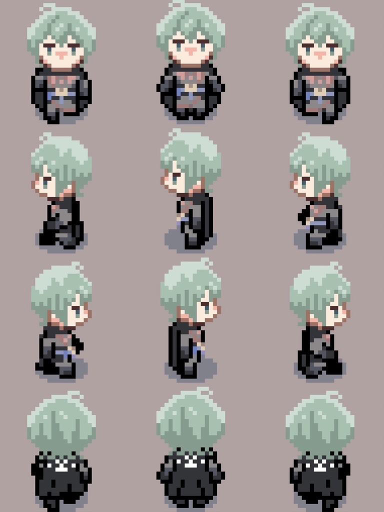 pictSQUARE用アバター ベレト4種