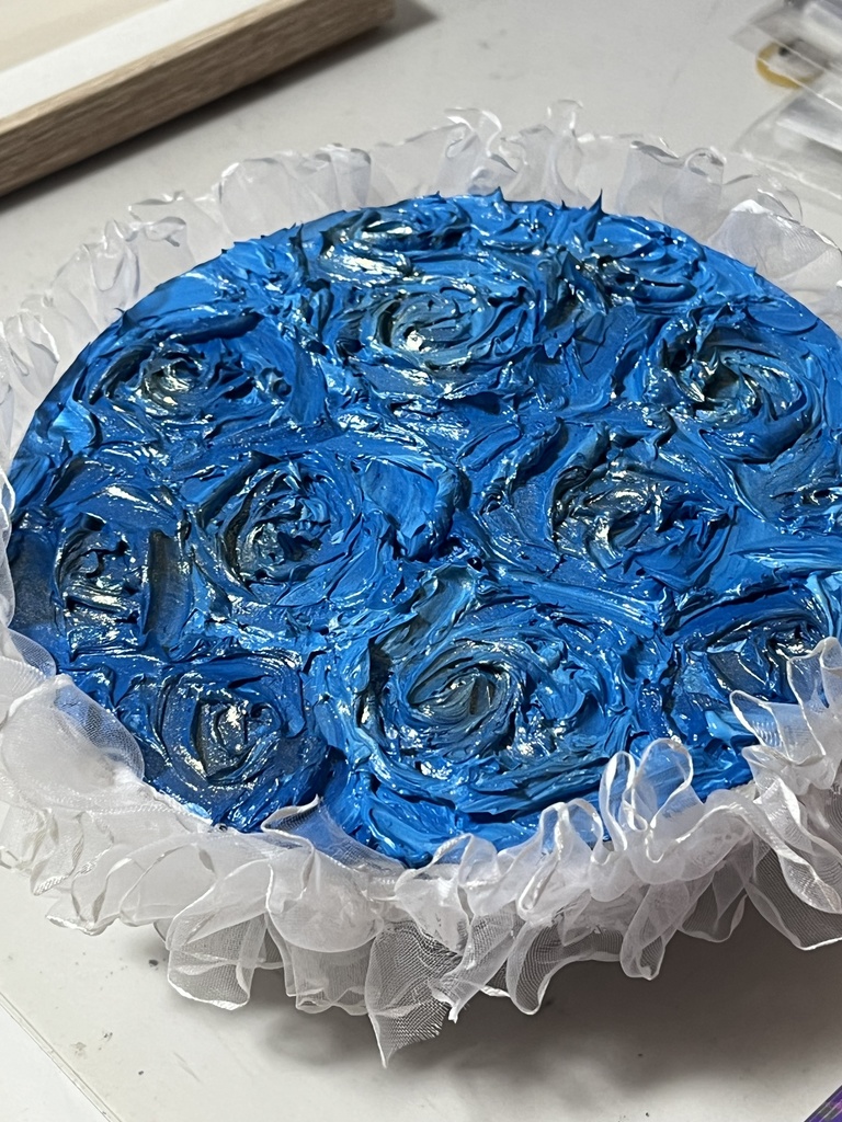 青薔薇のブーケ