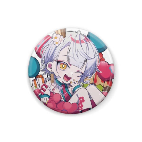 缶バッジ(57mm)_ふるかわはく。生誕2025ver.