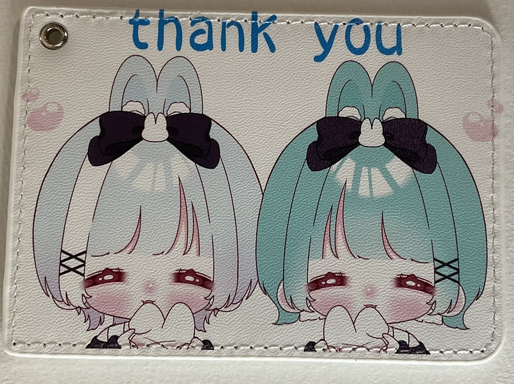 レザーパスケース&アクリルキーホルダー