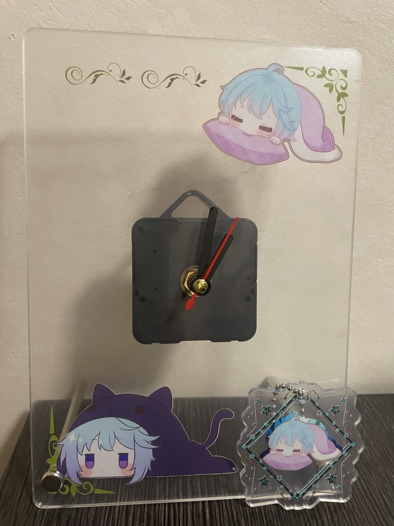 オリジナルデザイン時計&アクリルキーホルダー