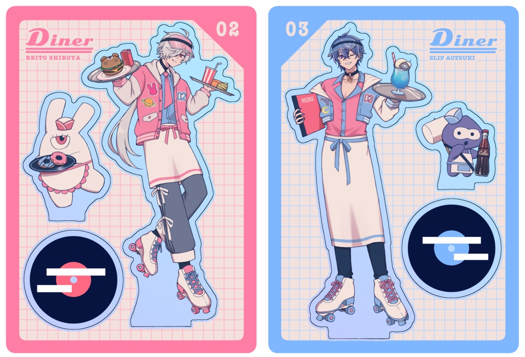 【非公式】つーすりダイナーアクリルジオラマ