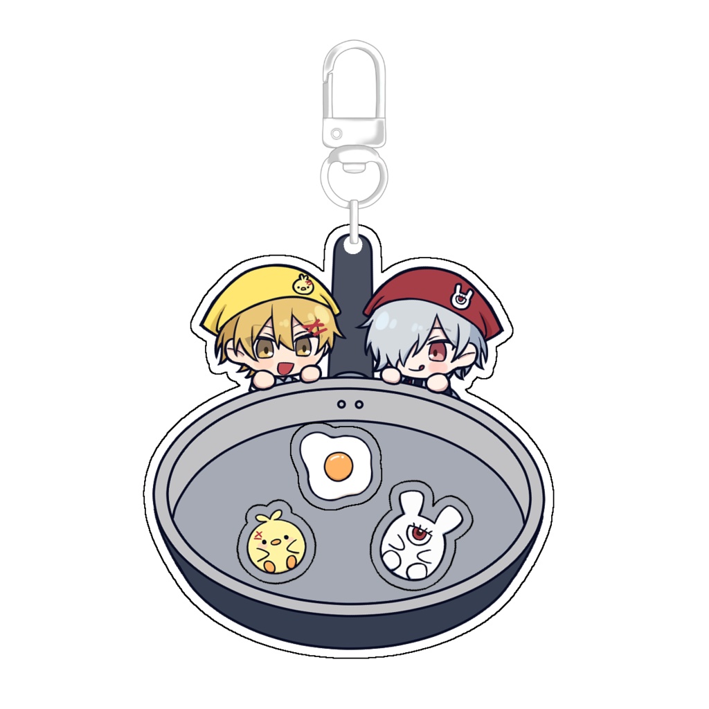 【非公式】めだまやきシャカシャカアクキー