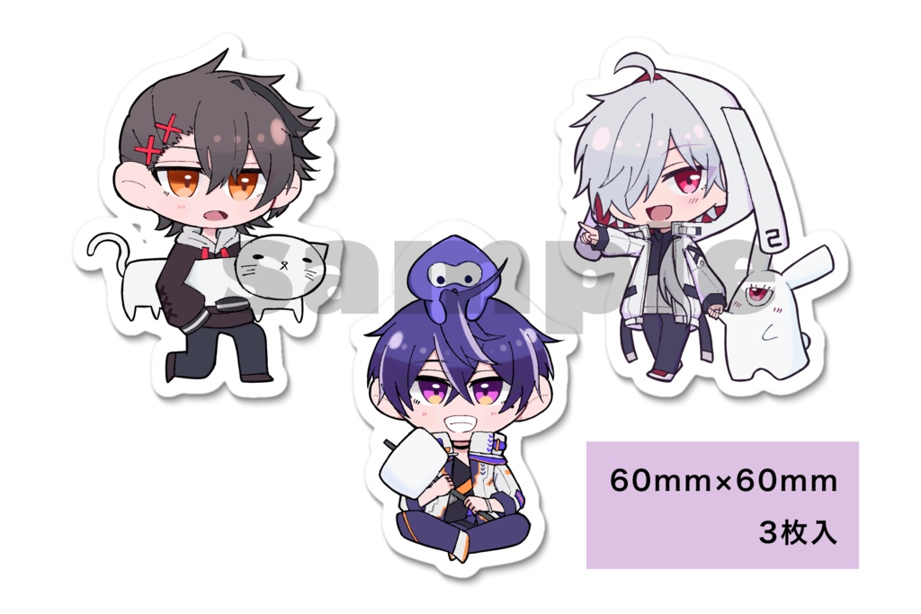 【非公式】しろっぷステッカーセット
