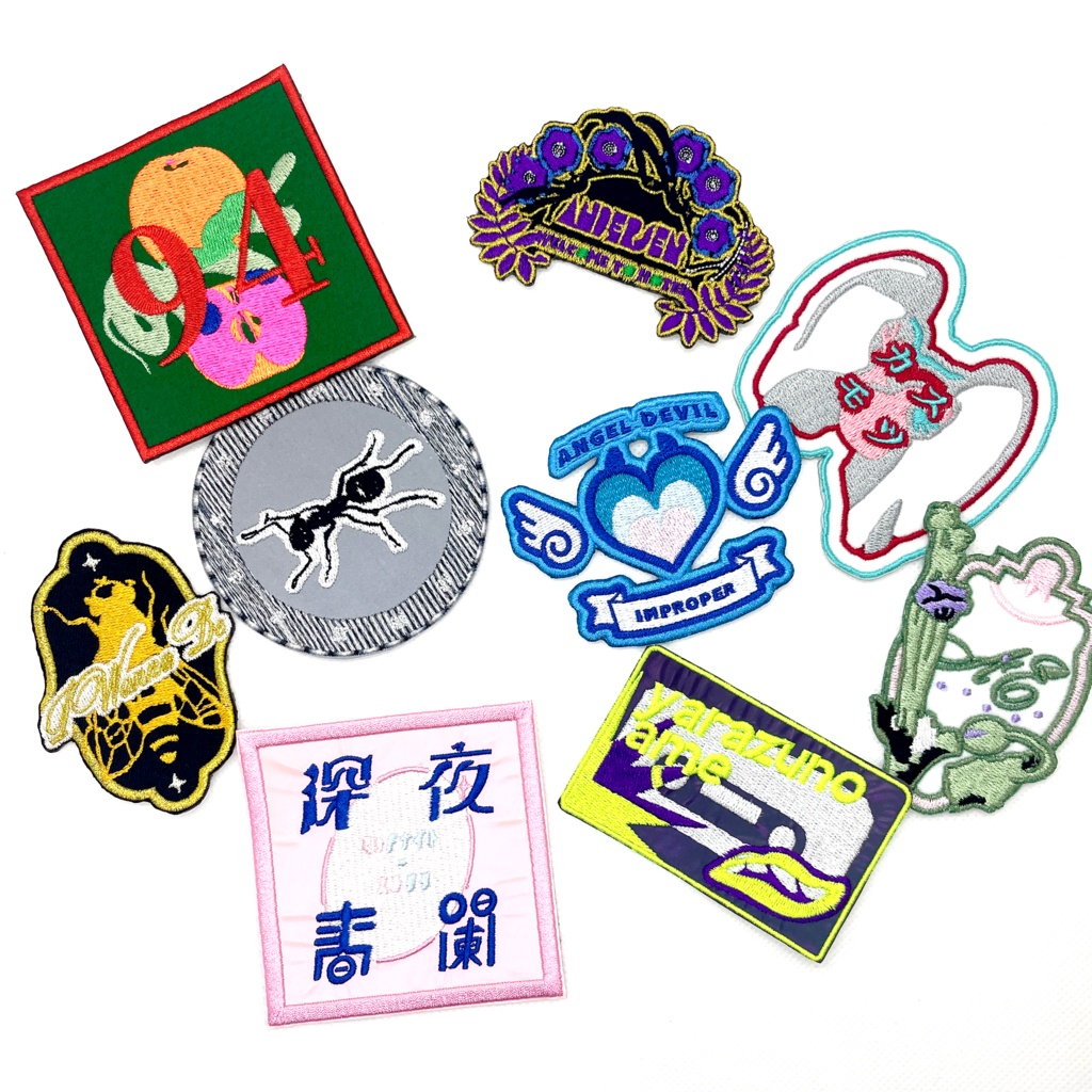 【臓器売買シナリオモチーフ】刺繍ステッカーワッペン【グッズ】