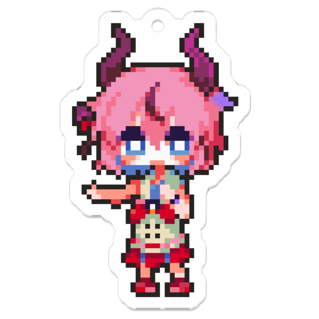 「あねもねぐりっち」鳴花ヒメ-ドットアクリルキーホルダー