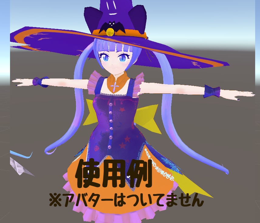 ハロウィン魔女帽子(ネコミミ対応)