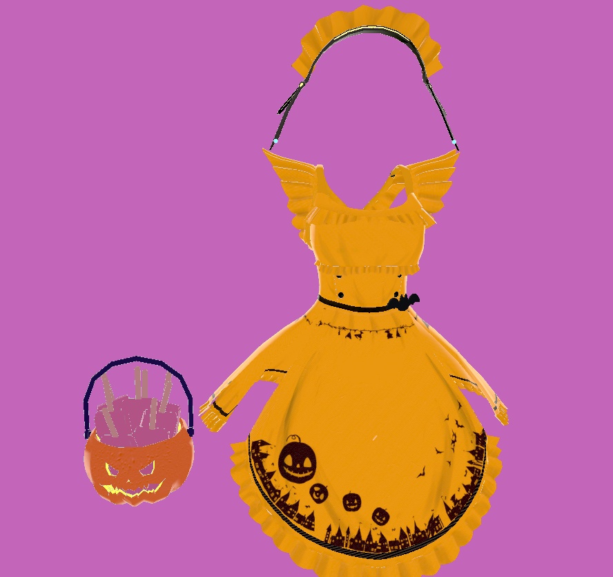 ますきゃっと向けメイドエプロン(ますきゃっとぷらす対応)