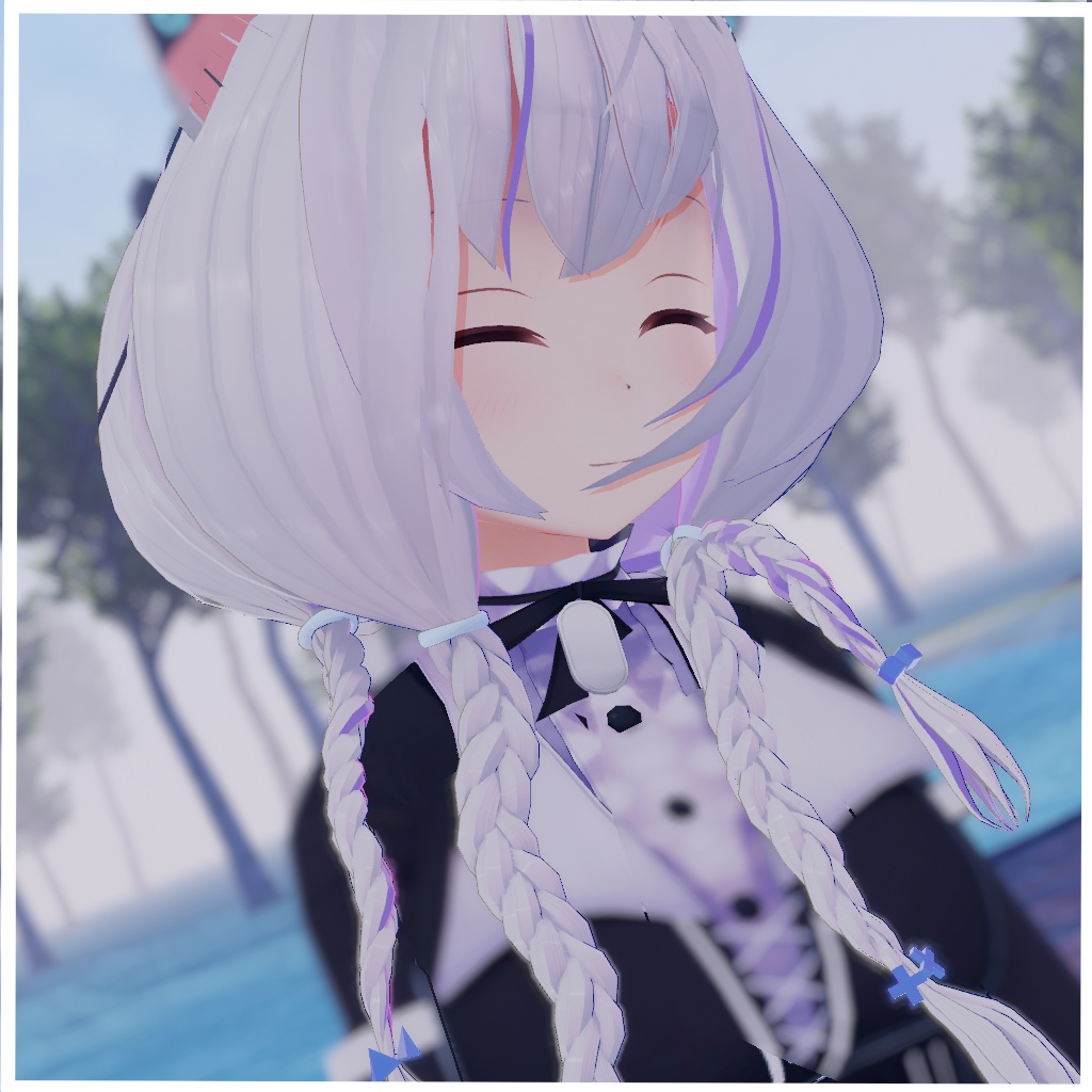 おさげのカルテットhair【3Dヘアーモデル】セール中400円→200円