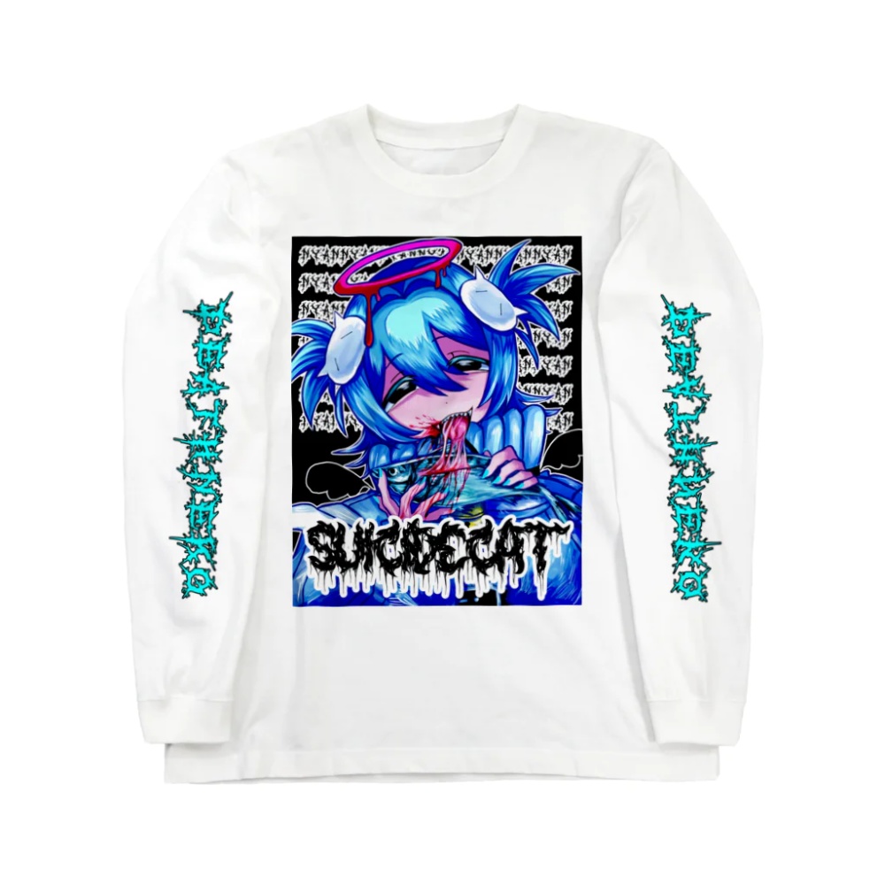 デスねこロングTシャツ(長袖)
