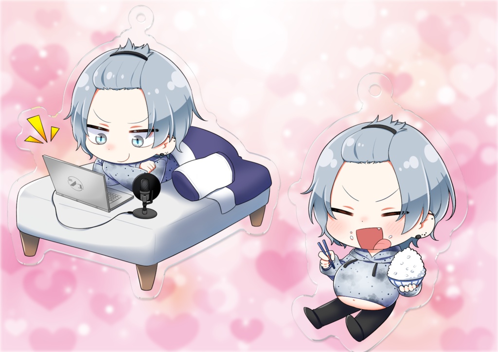 かわいいシュエムラアクリルキーホルダー 2
