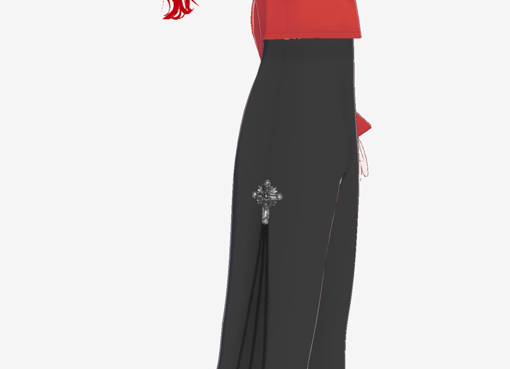 VRoid - Ruffle Shirt and Pleated Pants