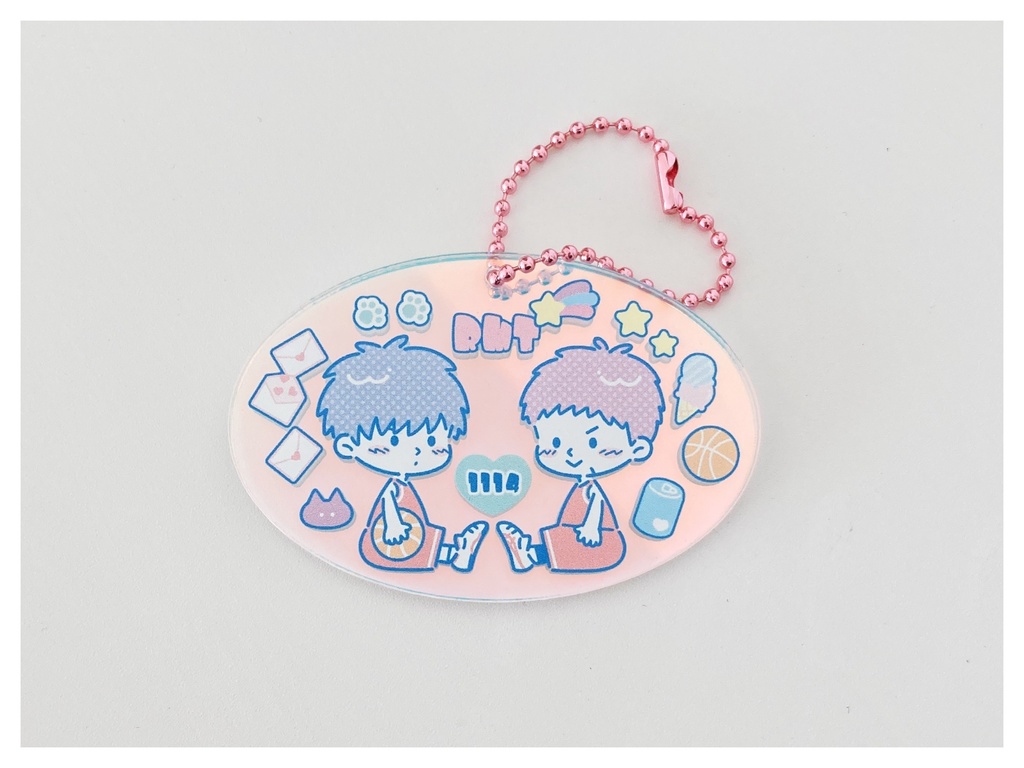 流三オーロラアクリルキーホルダー