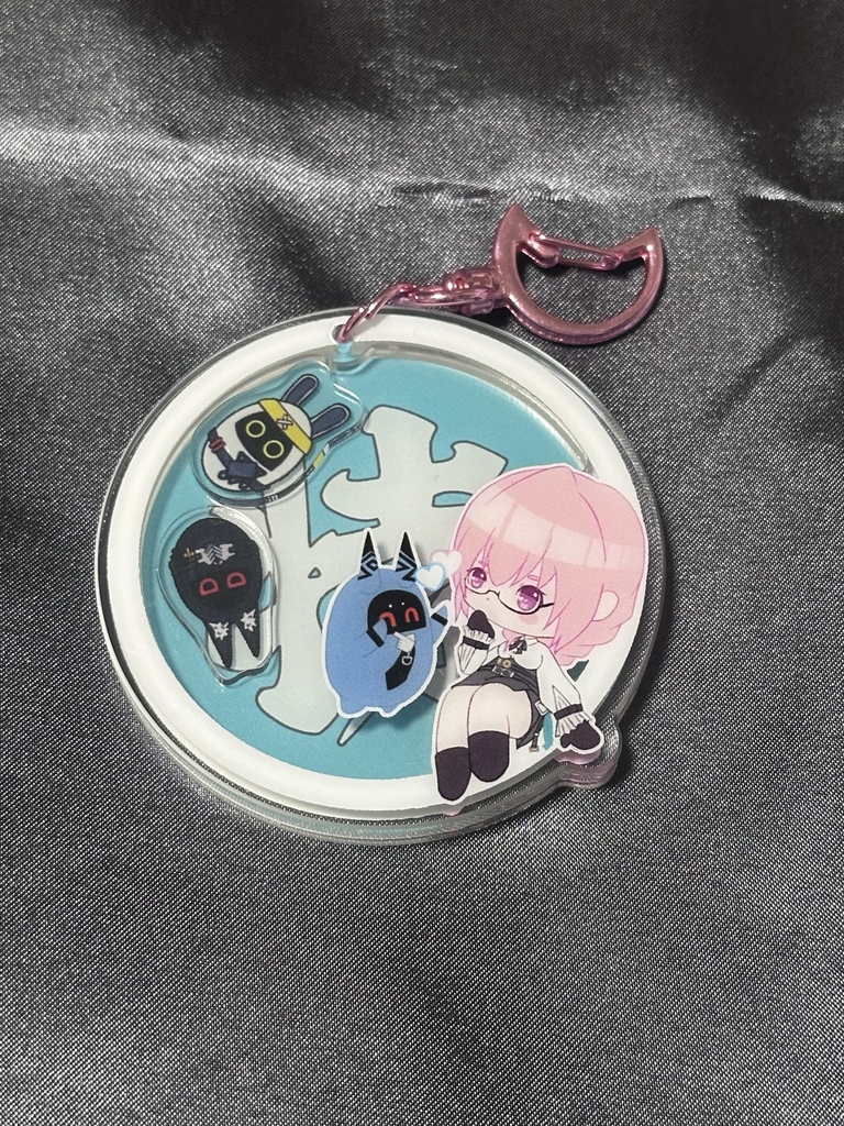 シャカシャカアクリルキーホルダー
