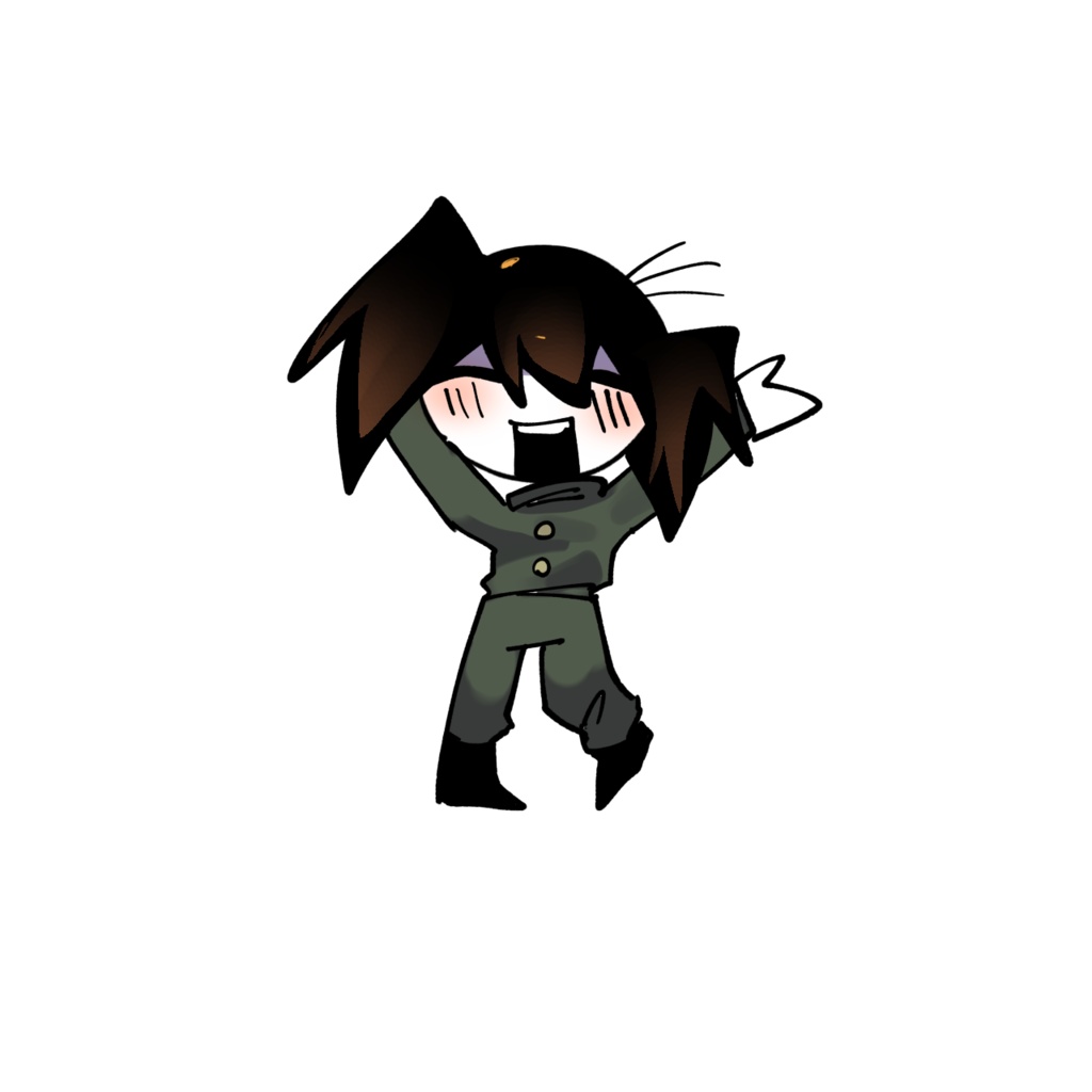 軍人アクリルキーホルダー