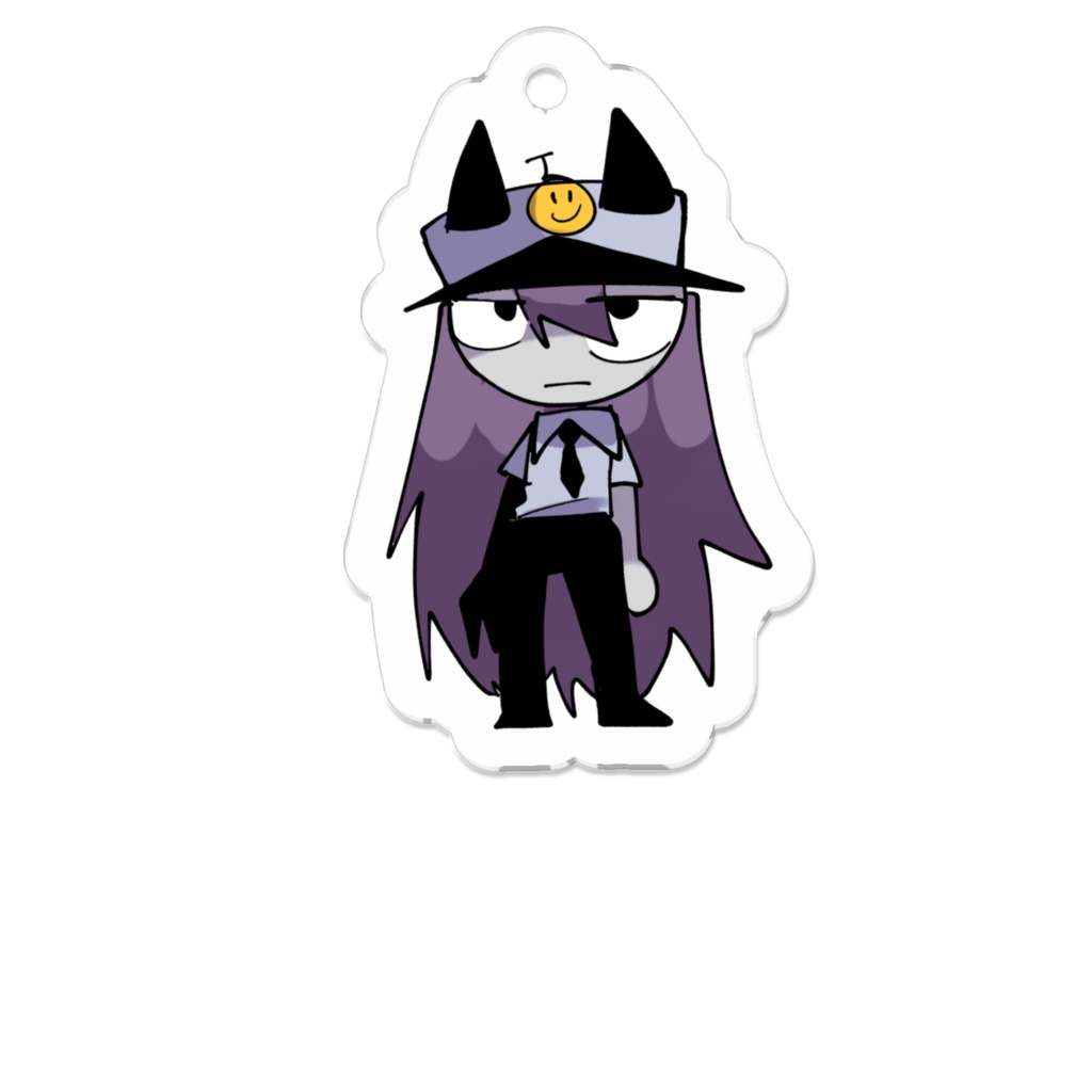 ポリスメンアクリルキーホルダーすぎ