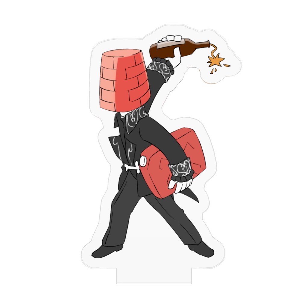 すごい夜のすごさ コラボ第一回アクリルフィギュア「レンガ塔男爵」