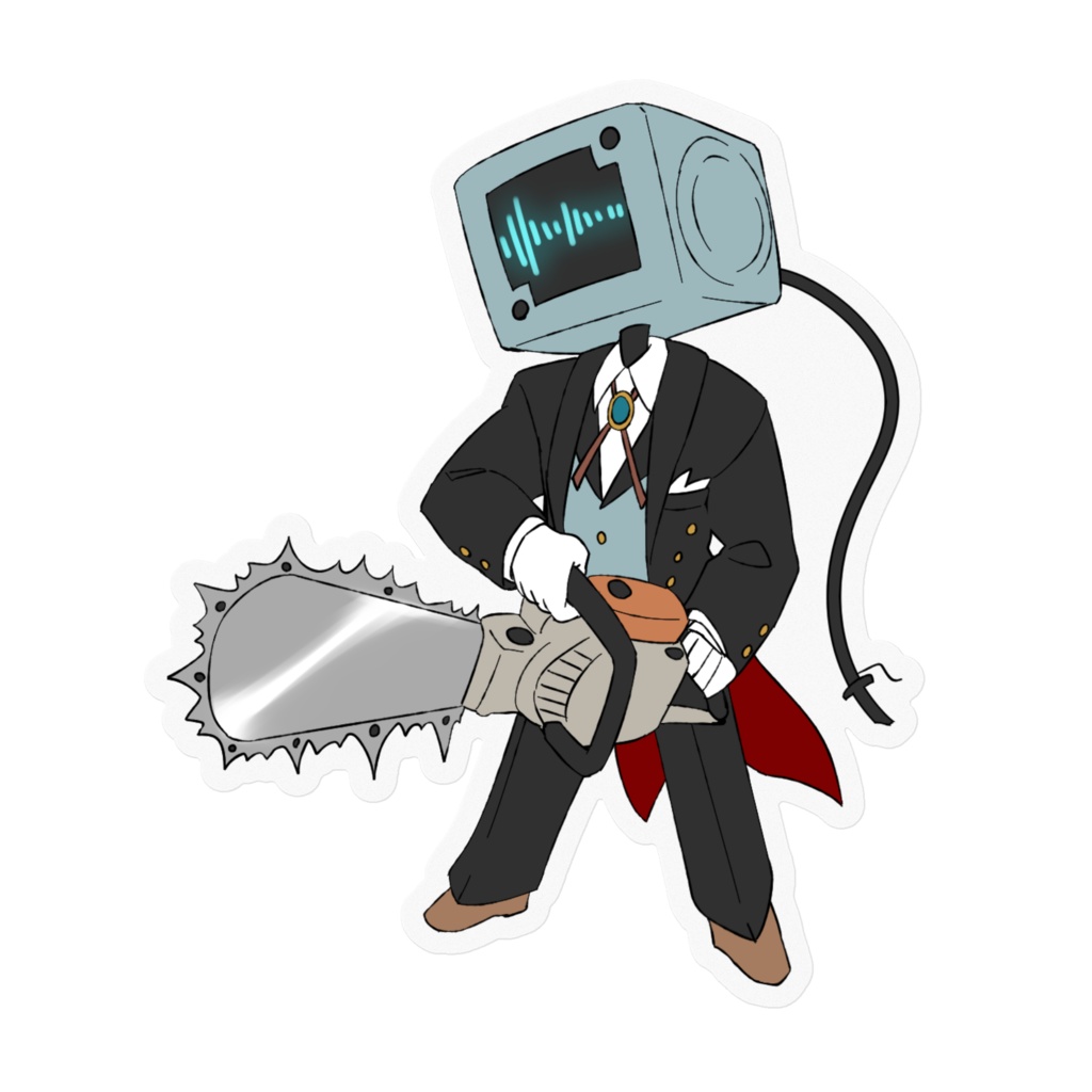 すごい夜のすごさ　コラボ第一回ステッカー「コープス＝エコリス」