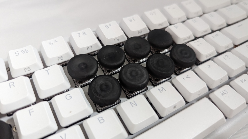 キーボード用格ゲー向けキーキャップ「kakukey」【3Dプリント用モデル】