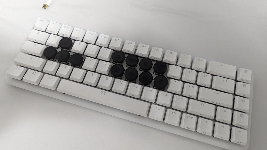 キーボード用格ゲー向けキーキャップ「kakukey」【3Dプリント用モデル】