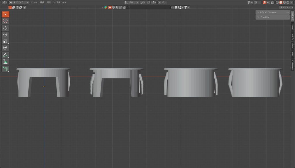 アケコン用 30Φ→24Φ化 変更スペーサー【ArcadeSpacer】【3Dプリント用モデル】