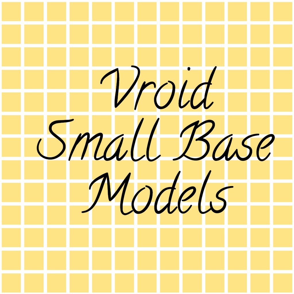 VRoid - Small Base Models
