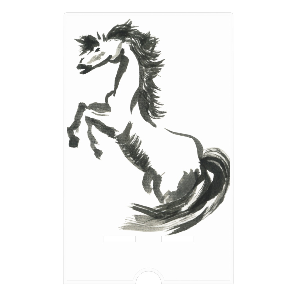 アクリルスマホスタンド 馬の躍動