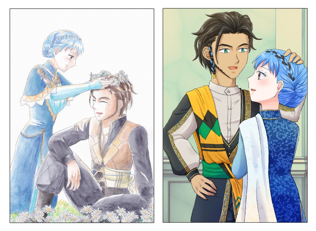 両面クロマリポストカード2種セット