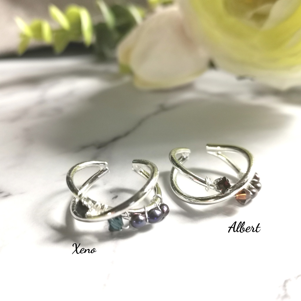 イケメン王宮 彼色がきらめく、リングにもなるイヤーカフ