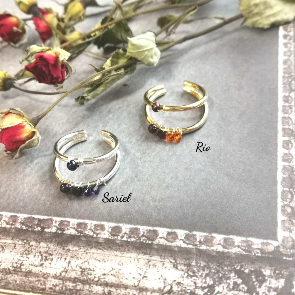 イケメン王子 王子の色をまとう、リングにもなるイヤーカフ